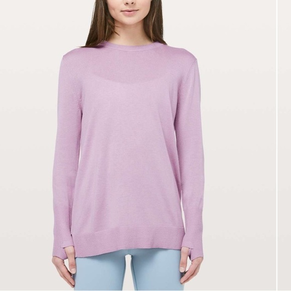 Lululemon Still At Ease Cashmere Blend Pullover Size 10 - Picture 2 of 6